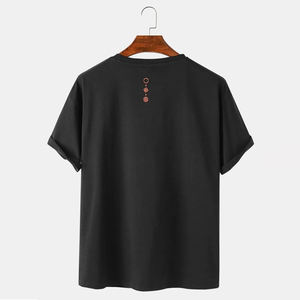 Camisetas Deportivas para Hombre, Cuello Redondo, 100% Algodón, Transpirables, de Secado Rápido, Ecológicas, al por Mayor, en Stock, Personalizables, Manga Corta - Product Image 2