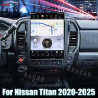 Autoradio GPS Android 13 15,6'' AuCar pour Nissan Titan 2020-2025, écran Tesla, lecteur multimédia DVD, vidéo automobile