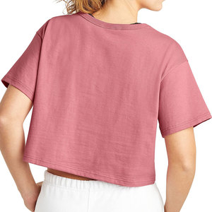 Crop Top Personalizado para Mujer, Diseño a Medida, Top Corto de Algodón para Mujer, Superventas, para Venta en Línea - Product Image 3