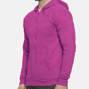Sudaderas con capucha con cremallera de tacto suave premium, tela ligera para ropa informal al aire libre, sudaderas con capucha con cremallera - Product Image 1