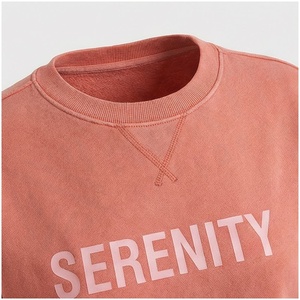 Conjunto Deportivo de 2 Piezas para Mujer, Estampado Serenity, Top Corto, Pantalones Anchos, Manga Larga, Cuello Redondo, Ropa Casual de Otoño, 100% Algodón - Product Image 4