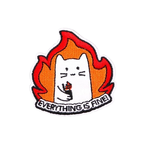 Premium Custom Embroidered <b>Patch</b> For Clothing <b>Jackets</b> Hats Bags High Density Thread Logo Badge - Product Image 3