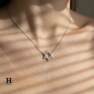 จี้เพชรรูปดาวหกแฉกสุดหรู สร้อยคอทอง 14K เครื่องประดับมินิมอลสุดประณีต - Product Image 1