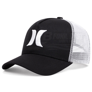 Gorra de Béisbol Personalizada de Alta Calidad, 5 Paneles, 100% Poliéster Twill, Logotipo Bordado en 3D, Malla, Clásica, Lisa, Unisex, Deportiva, Hip Hop - Product Image 4