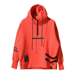 Sudadera con Capucha de Algodón de Alta Calidad para Hombre, Diseño Personalizado de Fabricantes, Estilo Hip Hop, con Media Cremallera - Product Image 3