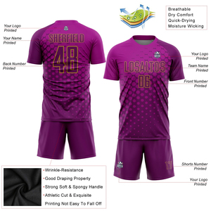 Maillots de football anti-transpiration pour équipes et entraînements, tissu antibactérien, couleur unie, vente en gros - Product Image 5