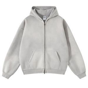 Sweat-shirts en polaire pour hommes, fermeture éclair, légers, manches longues, vestes de sport pour hommes, fermeture éclair intégrale - Product Image 3