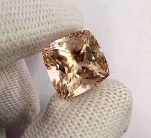 พลอยไพลินสีน้ำเงินธรรมชาติทรงคุชชั่น รูปทรงอิสระ Zubeda Gems รับรองโดย GFCO ขายส่งสำหรับทำเครื่องประดับ รัฐราชสถาน เส้นผ่านศูนย์กลางรูเจาะ - Product Image 6
