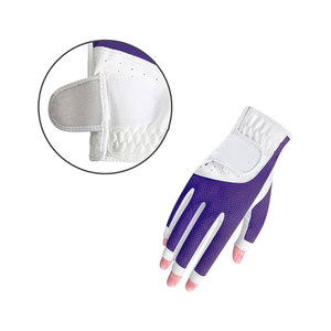 Premium Golf <b>Glove</b> Right Hand Polyurethane Non-Slip Breathable <b>Moisture</b> Wicking Full Finger Adjustable Wrist Strap Hook Loop - Product Image 5