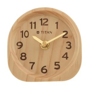 Reloj de mesa artesanal de madera decorativo antiguo con acabado marrón para uso escolar y de oficina, artesanía, vajilla. - Product Image 3