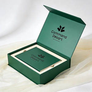 <b>Blue</b> Electronic Component Packaging <b>Box</b> With Custom Pattern and Foam Insert for Secure <b>Storage</b> and Brand Promotion - Product Image 2