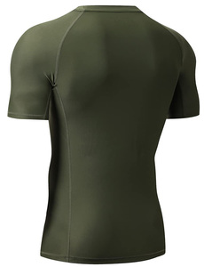 Camiseta de Compresión de Manga Larga para Hombre, Personalizada, para Natación y Entrenamiento, Sublimación, Ropa Deportiva OEM, Venta al Por Mayor - Product Image 2