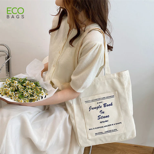 2023 Wholesale 100% Cotton <b>Tote</b> Bag High Quality Customized Canvas Shopping Bag C Logo Vietnam Cartoon Pattern Factory Price - Product Image 5