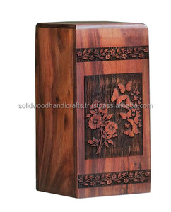 Urnes funéraires en bois pour cendres humaines, vente en gros, tailles personnalisées, fournitures funéraires - Product Image 1