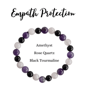 Wholesale Trending Empath Protection Crystal Gemstone Stone <b>Beaded</b> <b>Bracelet</b> for Lovers Gifts - Product Image 1