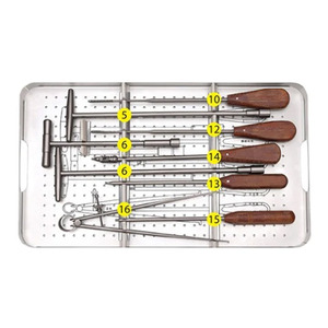 Composants de fixation pour implants vertébraux : Vis pédiculaire en titane, tige, connecteur à crochet – Kit de système chirurgical orthopédique - Product Image 3
