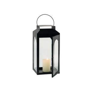 Modern Luxury Home Decorative Stainless Steel <b>Lantern</b> Medium Size with High Class Lacquering <b>Black</b> Nickel Finished - Product Image 5