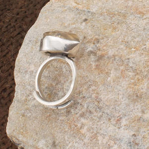 Bague en Citrine Naturelle Faite à la Main en Argent Sterling 925, Bijou Artisanal Classique Jaune pour Mariage, Pierre de Naissance de Novembre, Vente en Gros - Product Image 3