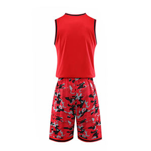 Uniforme de baloncesto transpirable, camiseta sin mangas con pantalones cortos a juego, diseñado para controlar la humedad y para actividades deportivas. - Product Image 2