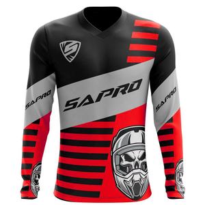 เสื้อเจอร์ซีย์สำหรับผู้ชาย, ผ้าเจอร์ซี่ระบายอากาศได้ดีแห้งเร็วน้ำหนักเบาเหมาะสำหรับการแข่งจักรยานเสือภูเขา - Product Image 1