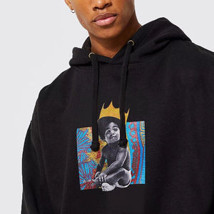 Sweat-shirts à capuche pour hommes en coton 100% doux, respirants et à séchage rapide, imprimés par sérigraphie - Haute qualité, couleurs et tailles personnalisables - Product Image 5