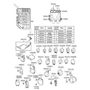 Sensores y Interruptores de Motor Nuevos para Elantra, Lado Derecho, 959202D100 - Product Image 1