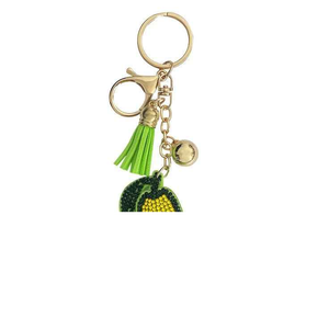 Luxury New Design Multi-Color Beaded Flower Keychain Trendy Bag Accessory <b>Key</b> Fob with Classic Style Embroidery Accessory - Product Image 6