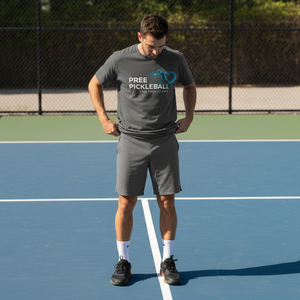 Camiseta Deportiva de Verano Unisex Personalizada para Pickleball, Corte Holgado, Cuello Redondo, Estilo Casual para Cancha, Mezcla de Algodón - Product Image 5