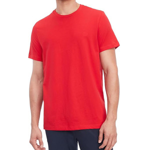 New Casual Blank Solid Front Customizable Printing Men's <b>Short</b> <b>Sleeve</b> O-Neck Knitted T-Shirts 100% Cotton Quick Dry Breathable - Product Image 2