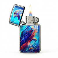 Briquet rechargeable 2026 Falcon X avec bobine chauffante électrique USB intégrée, accessoire de fumeur coupe-vent