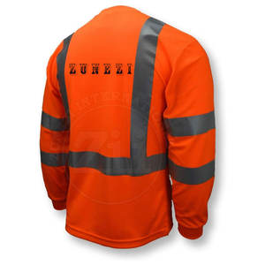 Chemises de sécurité réfléchissantes FR à haute visibilité, best-seller à bas prix, ANSI CLASSE 1, imperméables, avec logo personnalisé et éclairage LED - Product Image 5