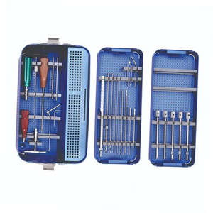 Instrumentos Quirúrgicos Ortopédicos de Acero Inoxidable, Juego de Instrumentos con Placa de Bloqueo para Fragmentos Grandes para Cirugía de Fracturas por Dentavex - Product Image 1