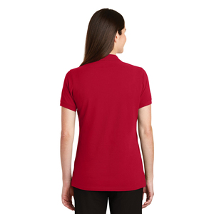 เสื้อเชิ้ตผู้หญิงผ้าฝ้ายเจอร์ซีย์ 100% ระบายอากาศได้ดี น้ำหนัก 220 กรัม ปักลายด้วยเครื่องจักร แขนสั้น ปกคอเสื้อพับได้ - Product Image 5