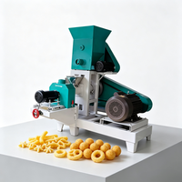 Top Vente Round Chips Corn Snack Machine Automatique Maïs Soufflé Snack Machine Nouvelles Extrudeuses De Collations De Maïs