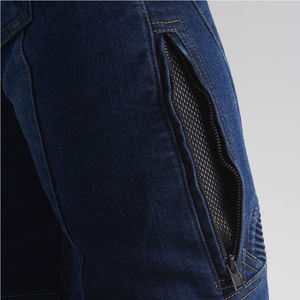 Jeans Ajustados Rasgados Personalizados para Hombre, Pantalones de Mezclilla Elásticos de Corte Slim, Estilo Harem, OEM/ODM Disponible - Product Image 4