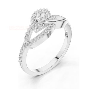 Anillo Solitario Clásico con Diamante Cultivado en Laboratorio, con Cierre Seguro de Puntas en Platino, Diseño Elegante y Atemporal para Uso Diario - Product Image 3