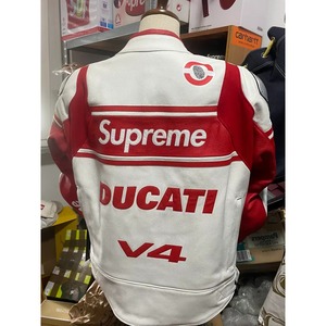 Ducati X Leather Streetwear <b>Biker</b> <b>Jacket</b> Windproof Eco-Friendly & Heated - Product Image 3