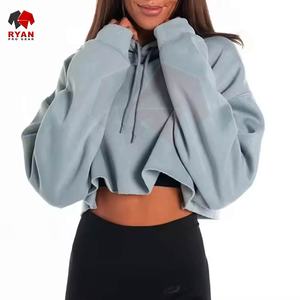 Ryan Pro Gear – Nouveaux sweats à capuche pour femmes, crop top respirant et élégant, couleur personnalisée, grandes tailles, services OEM et ODM - Product Image 1