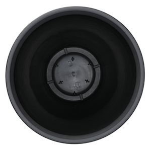 Vaso Alto Asti Nero 41 cm (L) x 51 cm (A) - Fioriera in Resina 100% Riciclata - Product Image 4