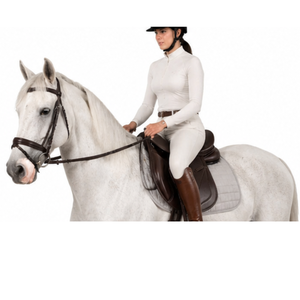 Tapis de selle de course pour chevaux en cuir véritable et tissu de coton, haute qualité, cousu, respirant, personnalisable, style western et saut d'obstacles, vente en gros - Product Image 5