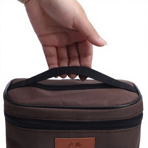 Outdoor Condiment <b>Jar</b> <b>Set</b> M Size With Handle For Camping Solid Seasonings Storage Box Zipper Lid - Product Image 3