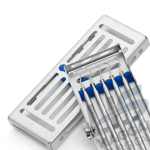 Kit de Instrumentos Quirúrgicos Dentales Manuales de Acero Inoxidable Personalizados para Cirugía Mucogingival, Elevador de Túnel Vista, Microquirúrgico Básico - Product Image 5