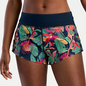 Nouveauté : Short de bain pour femme, imprimé par sublimation, taille élastique, léger, respirant, séchage rapide, short de plage respirant - Product Image 1