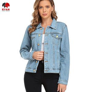 Chaqueta Vaquera Personalizada Ryan Pro Gear para Mujer, Tejido Transpirable y Cómodo con Cierre de Botones y Logotipo Personalizado - Product Image 6