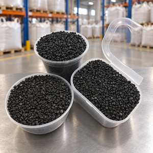 Gránulos de Masterbatch de Color Negro, Grado de Moldeo por Inyección, Polvo para Aplicaciones Generales, Pellets de Plástico - Product Image 1