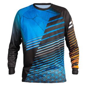 เสื้อเพนท์บอลแบบซับลิเมชั่นสั่งทำพิเศษ ระบายอากาศได้ดี ชุดทีมโมโตครอส พร้อมแผ่นรองรับแรงกระแทก พิมพ์โลโก้ OEM - Product Image 1