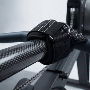 Sangles de musculation en néoprène rembourrées de haute qualité avec poignée flexible, sangles en velcro réglables, sangles en coton, taille personnalisée - Product Image 3