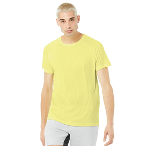 T-shirt pour homme en coton 100% uni, doux, respirant, écologique, décontracté, à manches courtes, pour la salle de sport, l'entraînement et le quotidien - Product Image 3