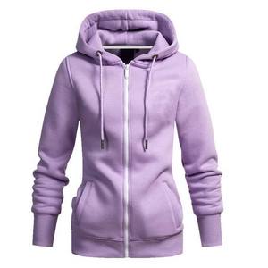 Sudadera con Capucha y Cremallera Estilo Vintage 2026, Informal, para Mujer, 100% Algodón, Ligera y Transpirable, para Otoño e Invierno - Product Image 5