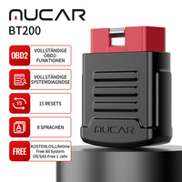 Escáner OBD2 MUCAR BT200 Herramienta de Diagnóstico Automotriz Diagnóstico de Sistema Completo 15 Funciones de Reinicio Escáner OBD 2 Lector de Códigos para Todos los Autos